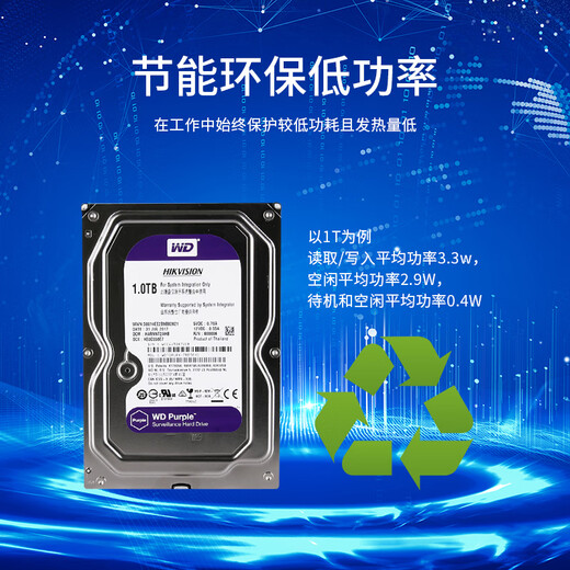Hikvision WD Western Digital Monitoring Festplatte 12346TB Überwachung der Festplattenüberwachung Zubehör Festplatte Rekorder 4TB [Western Digital/Seagate Zufallsschifffahrt]