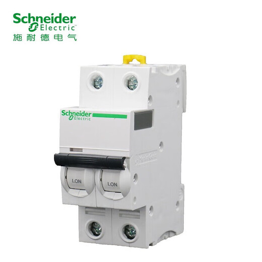 Schneider air switch A9 IC65N 2P double in and double out D type 10A household protection circuit breaker A9F19210