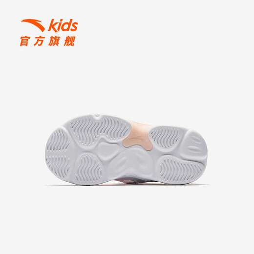 ANTA Children's Sandals Girls' Shoes 2025 Summer New Product Wing Flash Flash Light Outdoor Frame Shoes Beach Shoes Anta White/Pink White/Orange-1 25