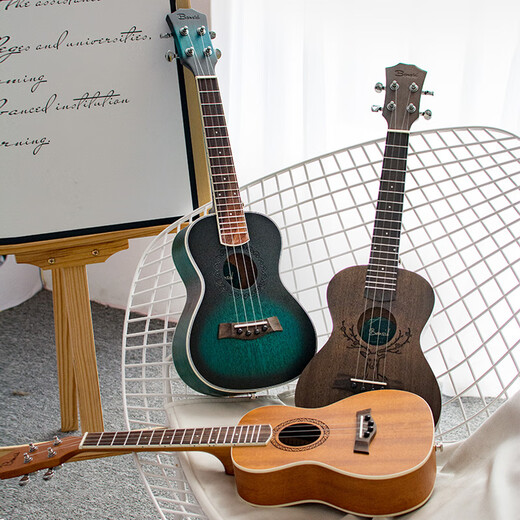 Classton Ukulele-Anfänger-Studenten Erwachsene Frauen Männer 23-Zoll UKLILI Kinderanfänger kleine Gitarre 23-Zoll blau Avatar ++ Unterrichtszubehör Geschenkpackung