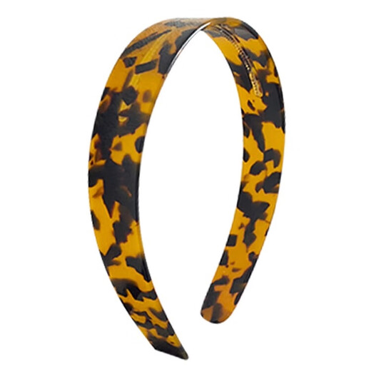 Tang Funi and Zhao Lusi's same style acetate leopard print headband with teeth, non-slip, wide-brimmed headband, versatile hairpin for going out, Korean tortoiseshell tortoiseshell headband
