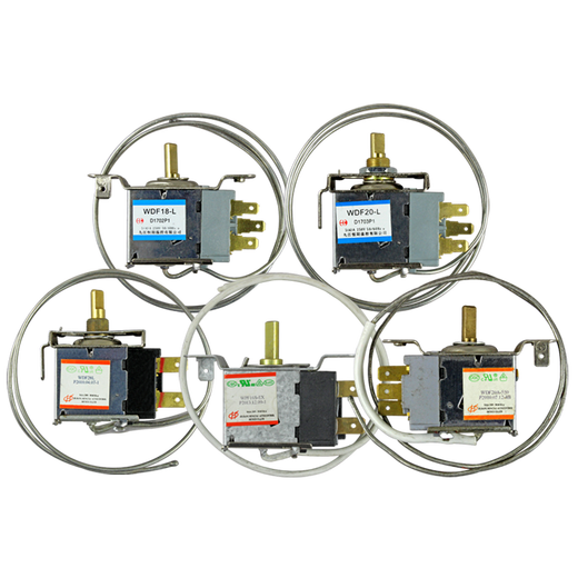 Universal refrigerator freezer thermostat switch mechanical thermostat thermostat WDF18/20 WPF22 refrigerator thermostat fixed on both sides No. 1 3 feet (for refrigerator)