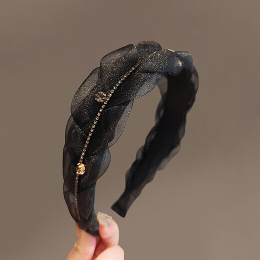 Kamalun (KAMALUN) 2025 hairpins, temperament, light and luxurious headbands for women, versatile design, exquisite face-showing small hairbands, pressed hair, face wash hair accessories, temperament headband + gift box