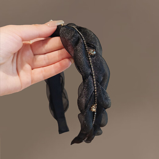 Kamalun (KAMALUN) 2025 hairpins, temperament, light and luxurious headbands for women, versatile design, exquisite face-showing small hairbands, pressed hair, face wash hair accessories, temperament headband + gift box