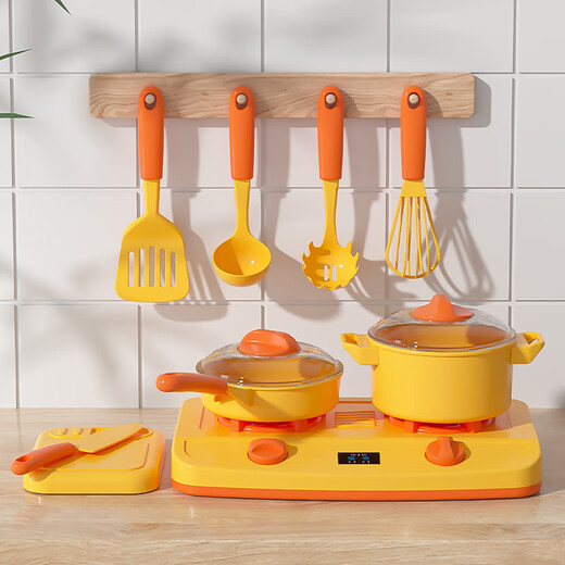 Mailobao MailIpox Kitchen Toys Enfants 3 ans 6 bébé jouant à la maison Cuisine Simulation micro-ondes Réfrigérateur Cooking Girls Birthday Gift Gift Simulation Fournace