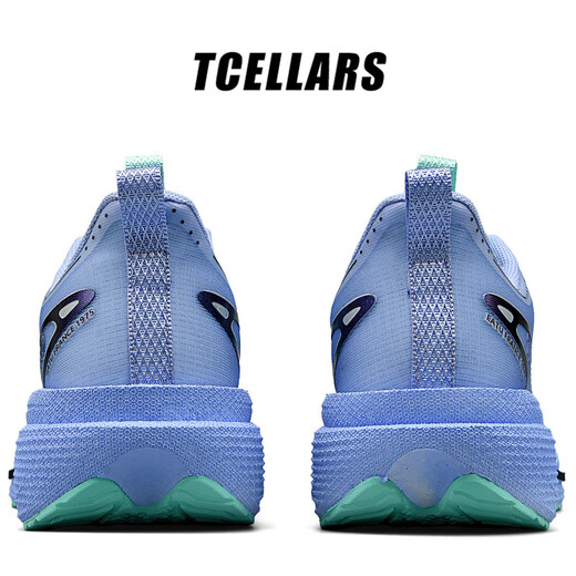 Tcellars sports shoes carbon plate running shoes men's shoes autumn and winter new breathable racing running shoes royal blue green 42