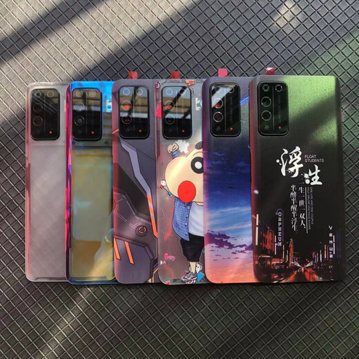 适用华为荣耀X10后盖塑料手机后壳 HonorX10电池盖替换原装透明屏 小新+配散热棉【荣耀x10】 塑料+工具+贴好背胶