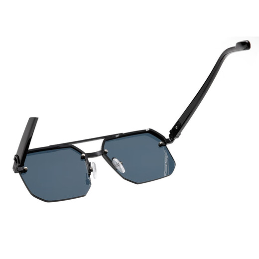 Century Tyrannosaurus Sunglasses Official Website Official Website Glasses High-value Double Beautiful Square European and American Photos Personality Simple Half Frame Black Frame Gray Frame