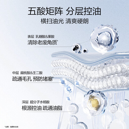 Han Shu Men's Oil Control and Skin Revitalization Multi-Effect Essence 20ml Skin Care Products Moisturizing Pores Shrinking Soothing Boys' Birthday Gift