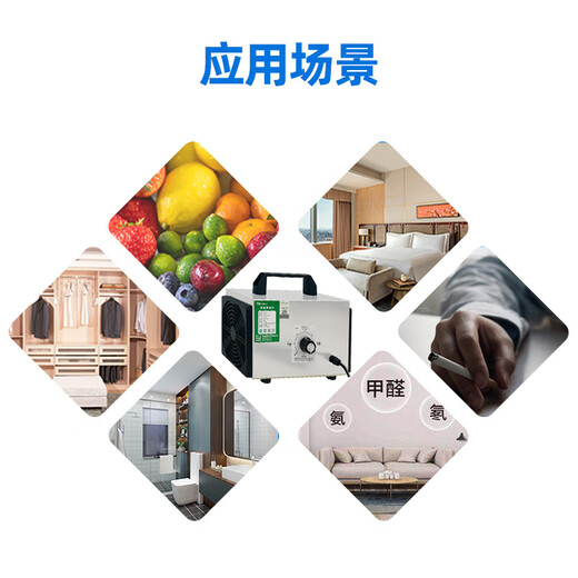 IGENU portable ozone generator household disinfection machine food factory breeding farm cosmetics workshop packaging room public toilet garbage room sterilization and deodorization new house formaldehyde odor removal 15g trough type upgrade