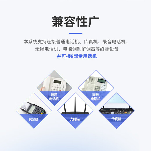 SZGWSD国威时代WS848-5D型 数字程控电话交换机 可扩到32外线256分机  酒店集团办公电话 16外线 96分机