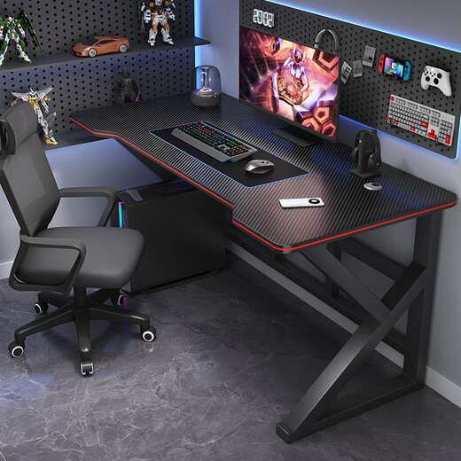 Chibalun solid wood computer desk desktop home e-sports table game table bedroom simple office study writing desk desk