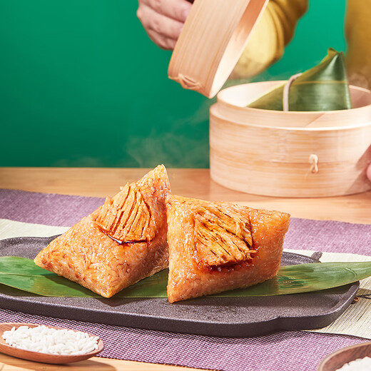Zhongguan -Gruppe Zongzi Dragon Boat Festival Geschenke Geschenke Sichuan Chengdu Geschenkbox Zhongguan Zongzi genießen Sie Zeit 1278g