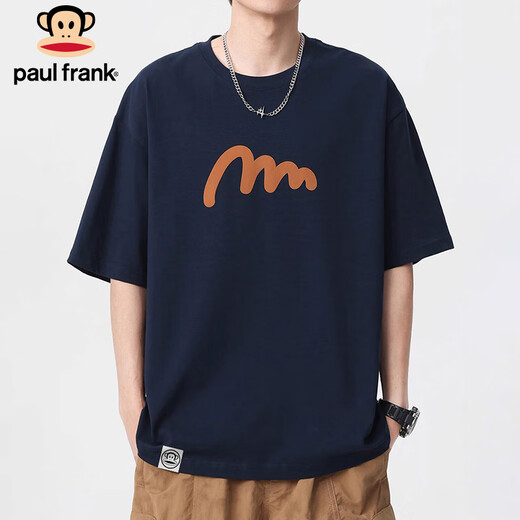 Big Mund Affe Kurzärmel Herren Sommer Lose Baumwolle T-Shirt Herren trendige Marke Casual halbärmelige T-Shirt Top Herrenkleidung Chinesisches Valentinstagsgeschenk