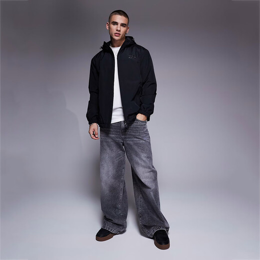 ARMANI/阿玛尼 EA7 男士时尚休闲连帽夹克 7M000155 AF13549 黑色 UC001 M