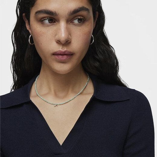 Yadige New Design 2025 Amazonite Gemstone Classic Stacked Clavicle Chain Gift Stacked Amazonite