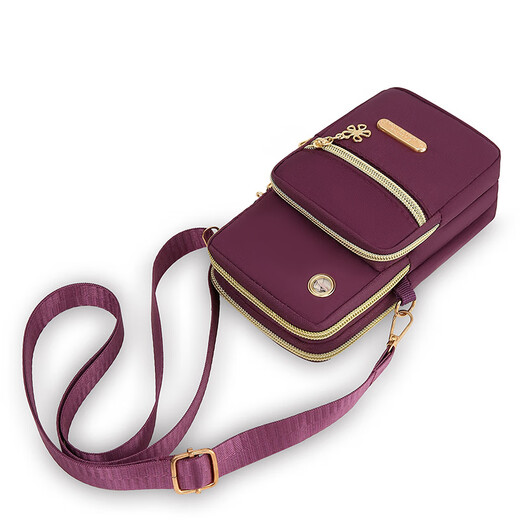 Chongsukei small&ck four-layer multi-purpose large-capacity shopping bag sports arm bag mobile phone bag shoulder crossbody bag mobile phone bag hand black balloon