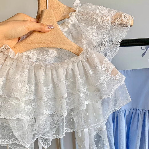 Mingyuegui lace fungus shorts butt curtain women's 2025 new spring and summer all-match lace apron curtain leggings skirt with a little lace style