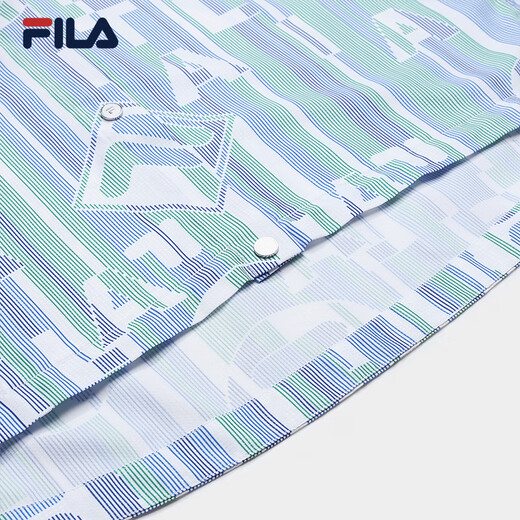 Fila Emerald Women's Woven Jacket 2025 Summer New Fashion Casual с капюшоном с капюшоном Full Print-za XL 175/92a/xl