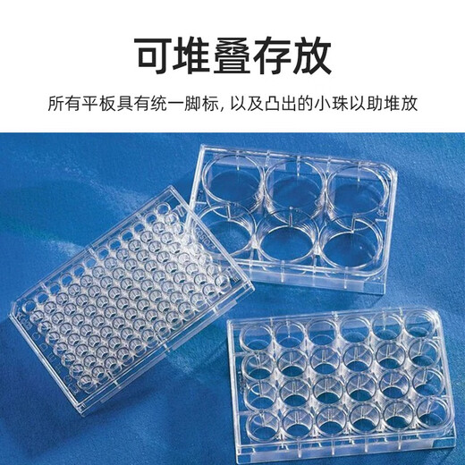 云程corning康宁 6 12 24 48 96孔细胞培养板 低吸附TC U底培养板 Cos 352424孔