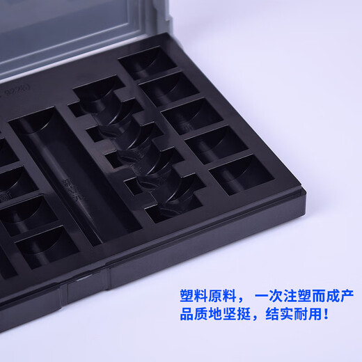 何健弓1元硬币盒商场超市市银行柜台硬币盒子钱币游戏币零钱装币收纳盒 老版FC-9926有盖多功能