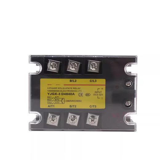 Relé de estado sólido 380V de 380V XMSJ DC Controlado DC YJGX-3D4860A25A40A80A100A YJGX-3 D4840A DC controlado DC 40A
