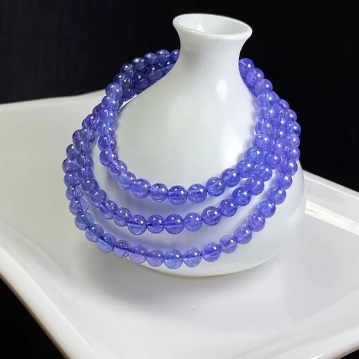Feiyu natural tanzanite bracelet Tanzania old mine collection grade crystal gemstone bracelet jewelry ring pendant 5.2 mm