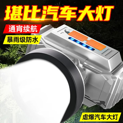 TLXT Japan importiert qualitativ hochwertige LED-Scheinwerfer mit starken leichten langfristigen wiederaufladbaren, wasserdichten, superhellen Kopffischern Huangguang [Super Bright 5900W] Elektrisches Display/Standby 699