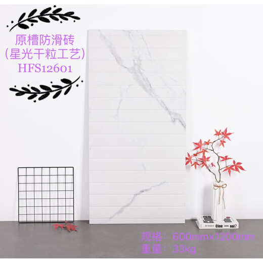 XMSJ哑光600X1200淋浴房星光干粒卫浴拉槽防滑砖卫生间阳台地板砖 S12609 600*1200
