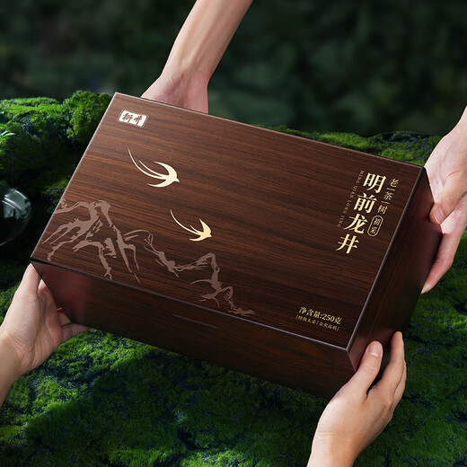 西湖狮井明前特级龙井2025新茶叶礼盒装250g绿茶高端节日礼品送长辈领导