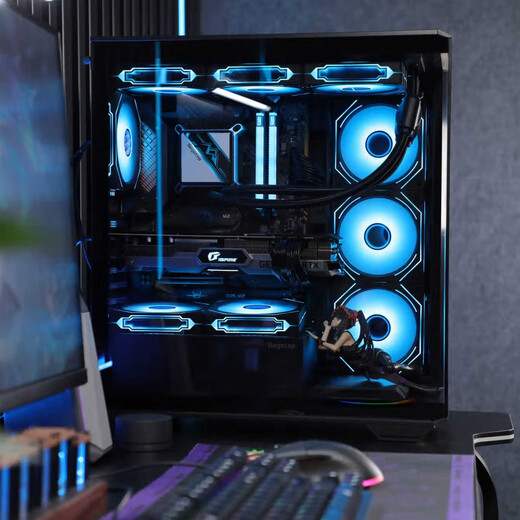 鑫谷七彩虹新品RTX5070TI/AMD9800X3D/9900X/9700X高端主机设计师游戏直播办公主机颜值DIY海景房主机 配置一 9800X3D+RTX 5070TI 16G