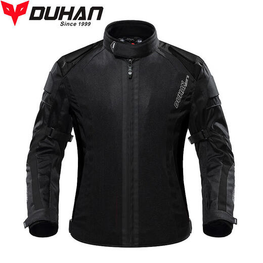 
DuHAN D-215 motorcycle jacket for men's breathable racing protection detachable protection for summer riding motorcycle black L