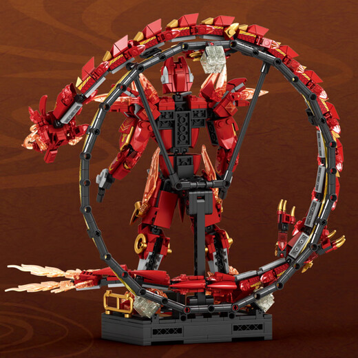 Bloques de construcción SODEEP para ensamblar difíciles y enormes modelos míticos negros del Rey Mono juguetes para niños hechos a mano Nezha Shenlong mecha 1244 partículas 6-7-8-9-10-12-14-15 cumpleaños Regalos de Año Nuevo y Navidad