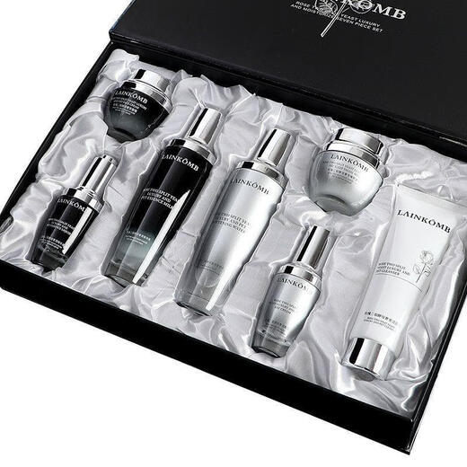 KUI XU NUEVO Año Nuevo Novia Hidratando la loción de agua de agua de agua Caja de regalo para el día de San Valentín para la esposa Set de 9 piezas (incluidos conjuntos de 7 piezas + crema para ojos 2+ Protección 1098G