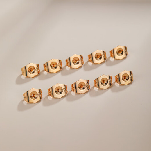 XUPING Xuping jewelry ear plugs, ear caps, ear plugs, ear studs, alloy accessories, rear plugs, short silicone ear plugs, 30 pairs