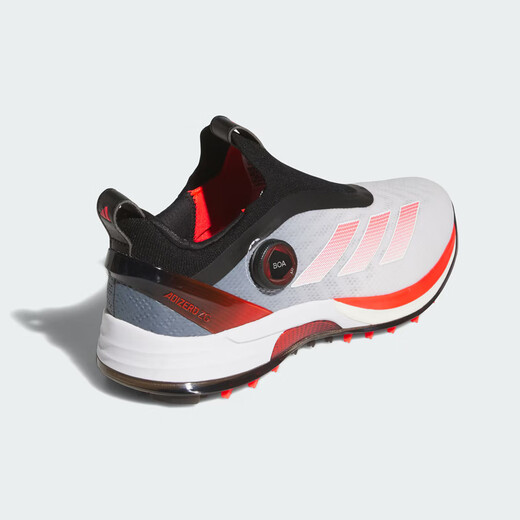 阿迪达斯（adidas）高尔夫球鞋男鞋25全新AdiZero ZG舒适轻量稳定支撑BOA旋转按钮鞋 IH9896 白/亮红/黑色 39 =6.5码