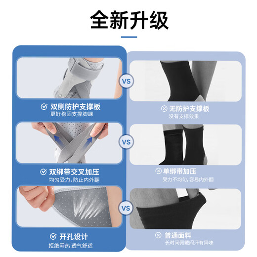 白猫护踝医用韧带损伤脚踝固定支具防扭伤护具崴脚骨折康复夹板跟腱炎
