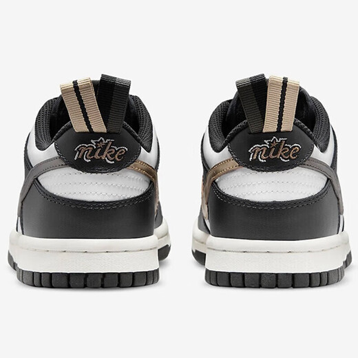 Nike Basketball Shoes Shoes Women's Shoes Airjordanaj1 Board Shoes Spring Low Top Breathable Casual Ligero Sports Sports Trendy DH9764-001 Little Panda 37.5 en blanco y negro