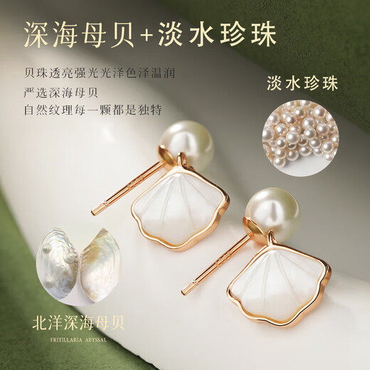 Grace Girl One Bezi Earrings Women's Pearl Earrings Fashion Earrings 520 Valentine's Day Birthday Gift for Girlfriend and Wife