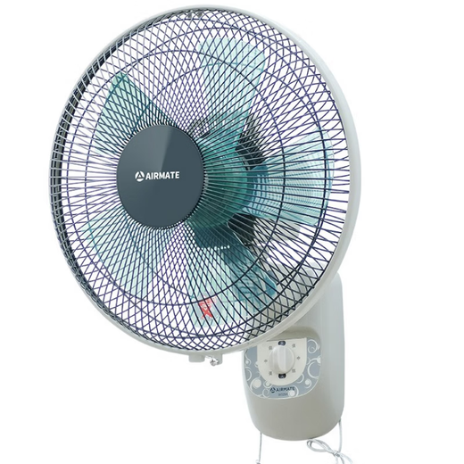 Airmate Wall ventilateur 12/14/16/18 pouces ventilateur électrique à trois vitesses à trois vitesses Cantine Student Head Trevote Control Ventilateur mural FW3519A [Modèle mécanique de 14 pouces]