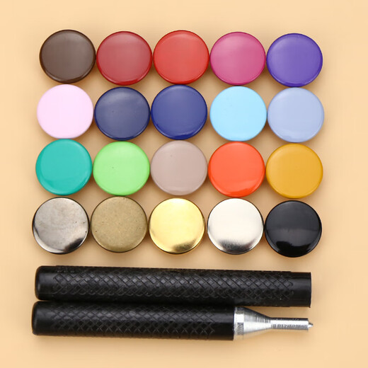Botones de ropa, hebillas de madre, botones de presionar a mano, botones sin costuras, presionando botones ocultos de metal, botones de ropa de ropa, 6 juegos de hebillas, [con herramientas] hebillas faciales de 17 mm con 831 hebillas inferiores [con herramientas]