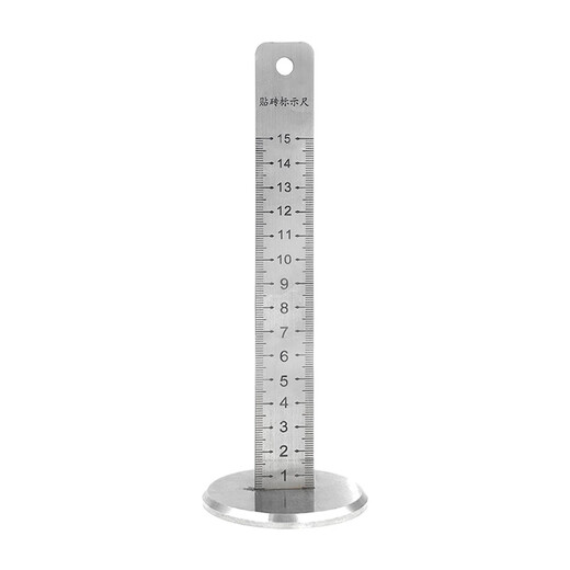 Taipeng floor tiles and other height rulers for bricklayers, levelers, height rulers, special precision scale measuring rulers for tile leveling, extra thick stainless steel material, 1 pack