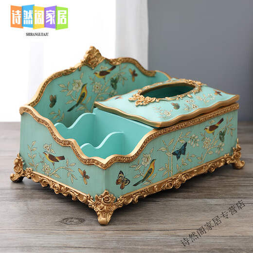 Boîte de rangement de tissus de télécommande haut de gamme Luxury Europe