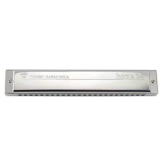 Tongbao REST SYMS STUDIENT MODIFIZIERTE METALL ZEHREN 24-LOCHE POLYPHONIC MARHONICA 6624 Anfänger mit Standard Silber Zither