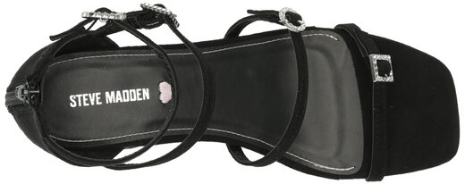 Steve Madden Girls Tarly, Black Black 4 Big Kid