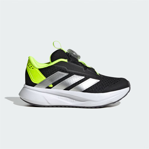 Adidas adidas Chaussures pour enfants 25 Spring Nouveau style pour hommes et femmes Classic Classic Rotary Button Sports and Leisure Chaussures JI1694 Black / Metallic Silver Gloss / Lemon jaune 36,5 Convient pour la longueur du pied 22,5 cm