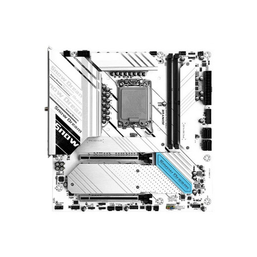 Jingyue / Z690 Snow Dream Motherboard D4 / D5 compatible avec la 12e génération 13e génération 14th Generation CPU Set Argb1700 Jingyue Z790M Snow Dream D4127