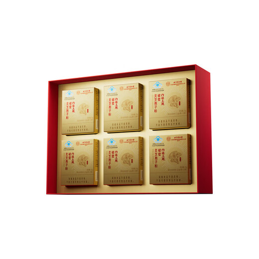 同仁堂破壁灵芝孢子粉增强免疫力 中老年术后送礼滋补保健品 北京同仁堂 【蛇年送礼】15袋*6盒 赠礼袋