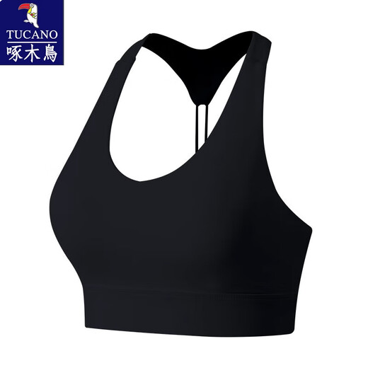 Woodpecker all-in-one sports bra yoga beauty back women's shock-proof push-up bra Pilates running training fitness vest summer white M