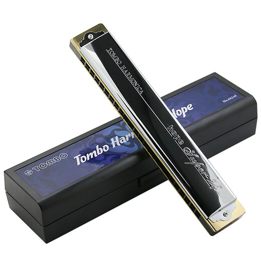 Tongbao Japaner Tombo Tongbao Harmonica Adult Performance Grad Grade Kinder 24-Loch-Polyphonic Mundononica C-Melodie 6624S Pro Modified Copper Grid Model (Anmerkungsmodus)